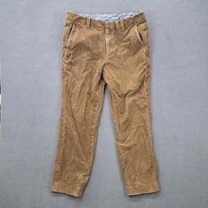 Brooks Brothers Clark Fit Corduroy Pants Mens Size 36/30 Tan Cotton Blend